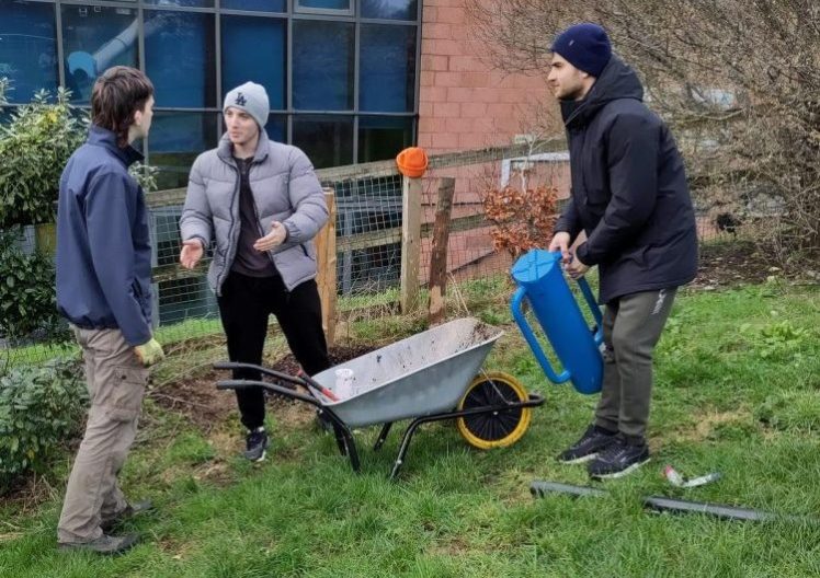 Tree Guardian Jo-seph give the Hollingdean community a wild pear tree, Growing Hollingean, February 2024