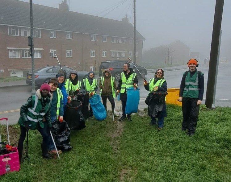 Free Silent Disco Litter Pick with Growing Hollingdean Volunteers