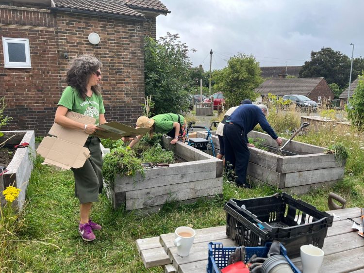 Gardening at St Richards Church Community Garden on 20th July 2024