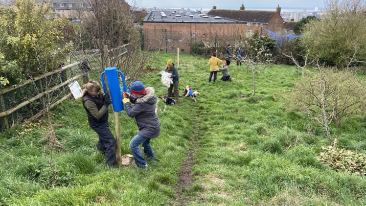 Hollingdean Park Community Orchard 2023, look after by Growing Hollingdean Volunteers 2023