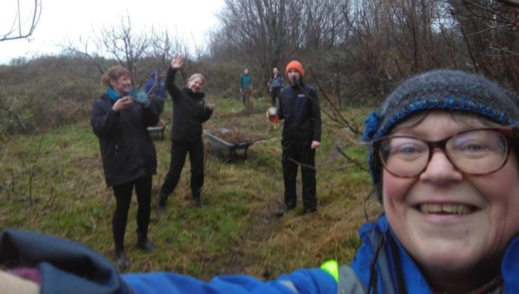 Volunteer Tree Guardians at Dryads Community Orchard Hollingdean, 5th January 2025