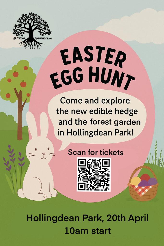 Join us for a Magical Easter Egg Hunt at Hollingdean Park! Saturday 20th April 2025 at 10am