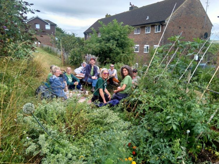 Growing Hollingdean Community Garden picnic July 2025