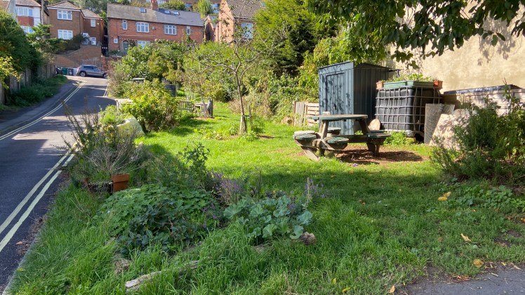 The Old Green Community Garden, October 2005