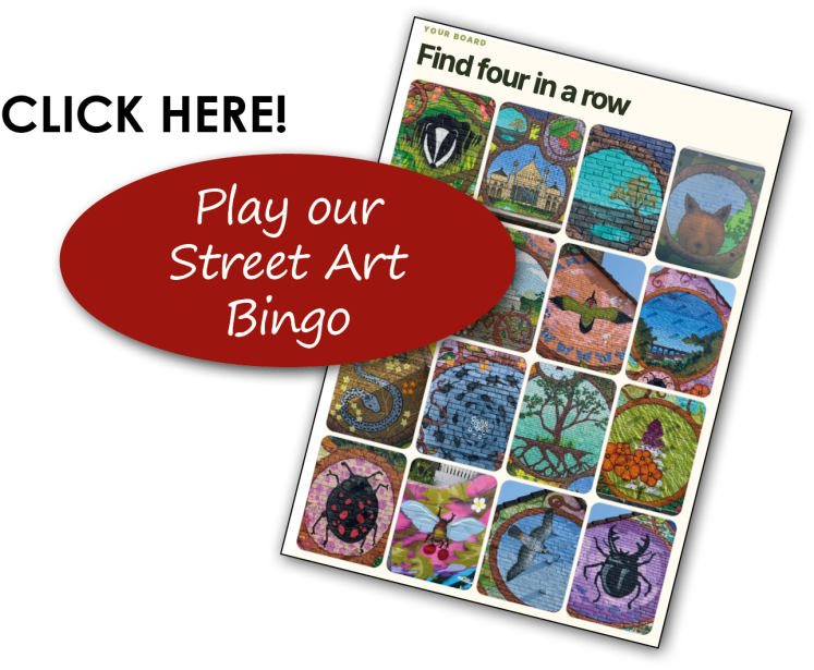 Play Street Art Bingo in Hollingdean, Brighton