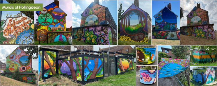 Murals of Hollingdean, organised by Growing Hollingdean 2022 to 2026